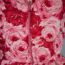 Load image into Gallery viewer, 50s JOAN MILLER PINK ROSE PRINT FULL SKIRTED COTTON SUN DRESS - XS