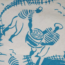 Load image into Gallery viewer, 40s / 50s SAILOR / FISHERMEN PRINT A-LINE MIDI SKIRT - 25"