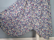 Load image into Gallery viewer, 70s BUS STOP FLORAL LACE DRESS WITH RUFFLE NECK AND PEEKABOO BACK -