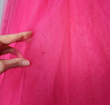 Load image into Gallery viewer, 50s GLAMOUROUS SHOCKING PINK SEQUIN EMBELLISHED PROM PARTY DRESS - S