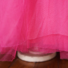 Load image into Gallery viewer, 50s GLAMOUROUS SHOCKING PINK SEQUIN EMBELLISHED PROM PARTY DRESS - S