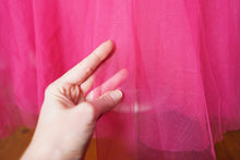 Load image into Gallery viewer, 50s GLAMOUROUS SHOCKING PINK SEQUIN EMBELLISHED PROM PARTY DRESS - S