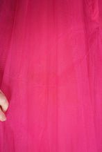 Load image into Gallery viewer, 50s GLAMOUROUS SHOCKING PINK SEQUIN EMBELLISHED PROM PARTY DRESS - S
