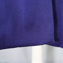 Load image into Gallery viewer, 40s BLUE WOOL SWING OVERCOAT WITH DAGGER COLLAR - M-L