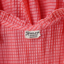 Load image into Gallery viewer, 40s 50s HARCO ORIGINAL SHEER RED SHIRTWAISTER TEA DRESS - S