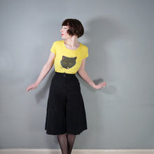 Load image into Gallery viewer, 70s CHELSEA GIRL BLACK CORDUROY CULOTTES TROUSERS - 25"