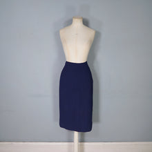 Load image into Gallery viewer, LATE 50s &quot;GAINSBOROUGH&quot; DARK NAVY BLUE FITTED SKIRT SUIT - S