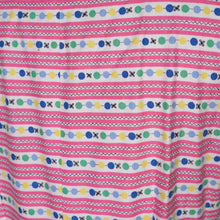 Load image into Gallery viewer, 50s NOVELTY PRINT PINK FLOWER VENDORS FULL SKIRTED DRESS - S