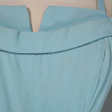 Load image into Gallery viewer, 50s PASTEL BLUE ROSE MARIE REID SCULTURAL SWIMSUIT - M