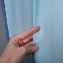 Load image into Gallery viewer, 70s "LUCILLE" TONETONE GREY AND BABY BLUE MAXI DRESS - S