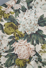 Load image into Gallery viewer, 50s SHAYNE OF MIAMI GREEN PAINTERLY FLORAL RHINESTONED DRESS XS-S