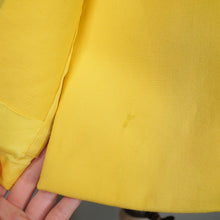 Load image into Gallery viewer, 60s BRIGHEST SUNSHINE YELLOW PURE WOOL MOD MINI COAT - XS-S