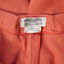 Load image into Gallery viewer, 70s JAEGER DUSKY PINK HIGH WAIST WIDE LEG TROUSERS - S