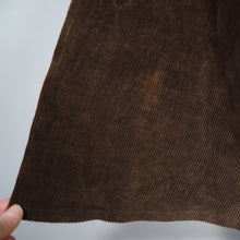 Load image into Gallery viewer, 40s CC41 UTILITY BROWN CORDUROY AND PATTERNED WOOL FITTED SKIRT SUIT - S