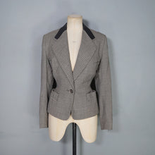 Load image into Gallery viewer, 50s 60s MORNESSA BLACK AND WHITE STRIPED 2 PIECE SKIRT SUIT - XS-S