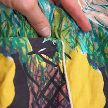Load image into Gallery viewer, 50s GOR-RAY COLOURFUL BUTTERFLY BORDR PRINT FULL COTTON SKIRT WITH BELT - 25&quot;