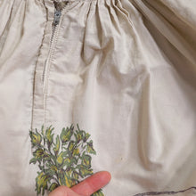 Load image into Gallery viewer, 50s NOVELTY BORDER HARVEST BASKET FRUIT AND VEGETABLE PRINT FULL SKIRT - 26.5&quot;