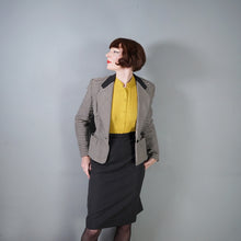 Load image into Gallery viewer, 50s 60s MORNESSA BLACK AND WHITE STRIPED 2 PIECE SKIRT SUIT - XS-S