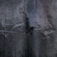 Load image into Gallery viewer, 60s 70s CLOBBER / JEFF BANKS GOTHIC BLACK CHENILLE MAXI COAT WITH CAPE SHOULDER - XS
