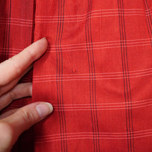 Load image into Gallery viewer, 50s HORROCKSES FASHIONS RED BLACK PLAID CHECK FULL SKIRT DRESS - XS