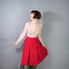 Load image into Gallery viewer, 60s HARELLA BOLD RED AND BLACK SKIRT AND JACKET SUIT SET - M