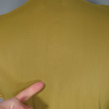 Load image into Gallery viewer, 40s SLINKY LIGHT GREEN RAYON JERSEY MAXI DRESS WITH GOLD STUDS - XS-S