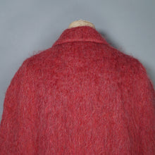Load image into Gallery viewer, 80s ANDREW STEWART DUSKY PINK FUZZY MOHAIR AND WOOL CAPE COAT - S-M