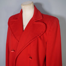 Load image into Gallery viewer, 50s TRYLON RED SHORT OPEN CUT SWING WOOL JACKET - M