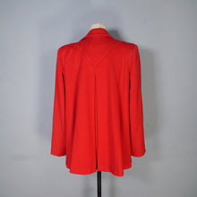 Load image into Gallery viewer, 50s TRYLON RED SHORT OPEN CUT SWING WOOL JACKET - M