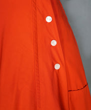 Load image into Gallery viewer, 50s 60s LIGHT BRGHT RED FULL SKIRT WITH BUTTON DETAIL - 23.5"