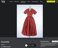 Load image into Gallery viewer, 50s LIGHT RED FLORAL HORROCKSES COTTON SUN DRESS AND BOLERO - XS