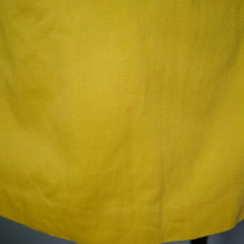 Load image into Gallery viewer, 60s BRIGHT YELLOW MINI WRAP OVER SKIRT-OVER-SHORT / SKORT - S