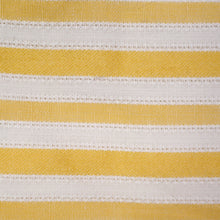 Load image into Gallery viewer, 50s LUSTROUS YELLOW STRIPE FULL SKIRTED DRESS - XS