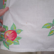Load image into Gallery viewer, 50s HANDMADE APPLE FRUIT PRINT FULL COTTON SKIRT - 26&quot;