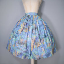 Load image into Gallery viewer, 50s IMPRESSIONIST BALLET / BALLERINA PRINT CO ORD 2 PIECE SKIRT AND BLOUSE - S