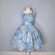 Load image into Gallery viewer, 50s IMPRESSIONIST BALLET / BALLERINA PRINT CO ORD 2 PIECE SKIRT AND BLOUSE - S