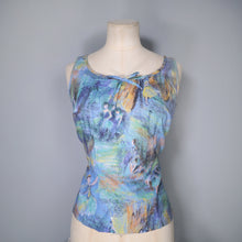 Load image into Gallery viewer, 50s IMPRESSIONIST BALLET / BALLERINA PRINT CO ORD 2 PIECE SKIRT AND BLOUSE - S