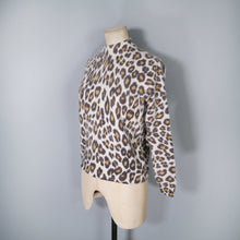 Load image into Gallery viewer, 70s &quot;FERMUS&quot; ANIMAL LEOPARD PRINT WOOL AND ANGORA JUMPER - M