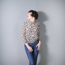 Load image into Gallery viewer, 70s &quot;FERMUS&quot; ANIMAL LEOPARD PRINT WOOL AND ANGORA JUMPER - M