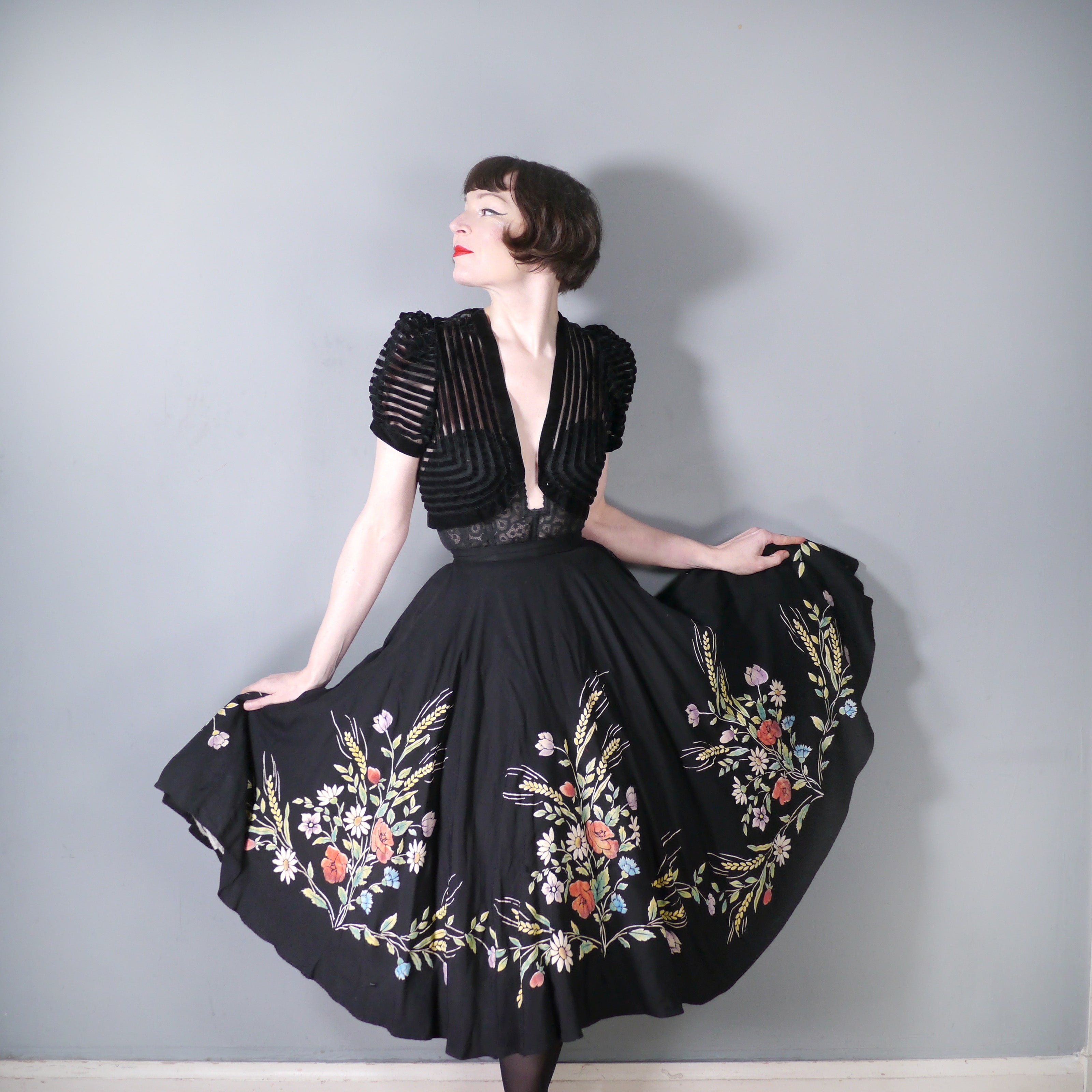 Floral 50's clearance skirt