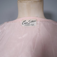 Load image into Gallery viewer, SOFTEST BALLET PINK 50s 60s BEADED WOOL CARDIGAN - M