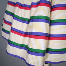 Load image into Gallery viewer, 50s MINI SUN DRESS WITH FULL SKIRT IN STRIPED COTTON - XS