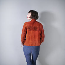 Load image into Gallery viewer, 50s ORIGINAL &quot;LEYVA&#39;S&quot; MEXICAN FRINGED SUEDE WESTERN JACKET - S
