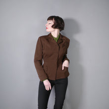 Load image into Gallery viewer, 40s CHESTNUT BROWN &quot;CALIFORNIA TRAVELER&quot; FITTED SUIT JACKET - M