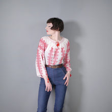 Load image into Gallery viewer, 70s EMBROIDERED BOHEMIAN FOLK / PEASANT BLOUSE - M-L