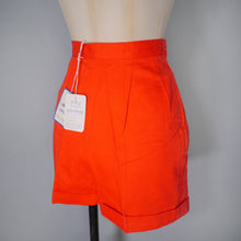 Load image into Gallery viewer, 60s LONDONUS RED MINI SANFORISED COTTON SHORTS - 25&quot;