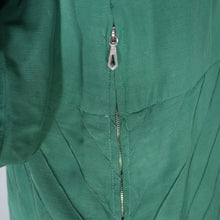 Load image into Gallery viewer, 40s GREEN DRESS WITH PEPLUM AND WAIST BUCKLE AND STRAP DESIGN - M-L