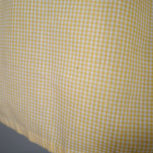 Load image into Gallery viewer, 50s 60s LIGHTEST COTTON YELLOW GINGHAM BUTTON THROUGH SUN DRESS - S