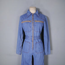 Load image into Gallery viewer, 90s BLUE DENIM WORKWEAR STYLE OVERALL / JUMPSUIT - S