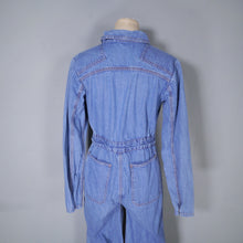 Load image into Gallery viewer, 90s BLUE DENIM WORKWEAR STYLE OVERALL / JUMPSUIT - S